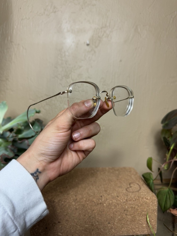 Vintage Wire Bifocals with Case