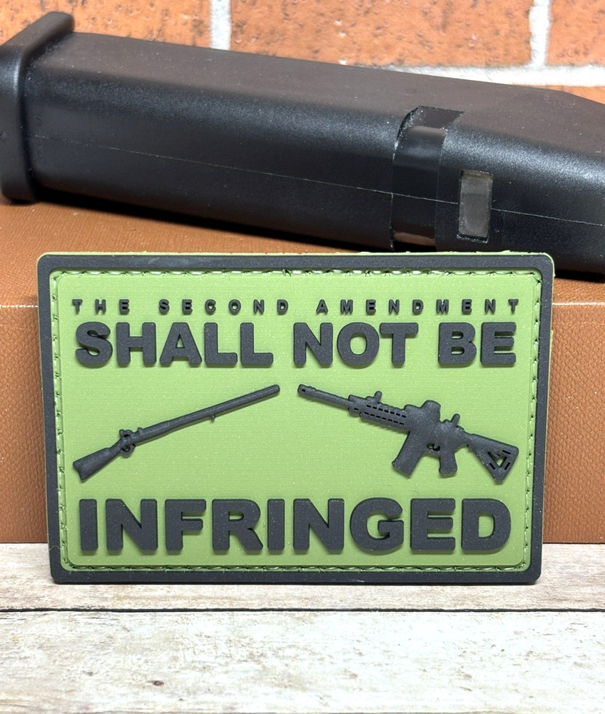 PVC Tactical Patch - Second Amendment Gun Patch - Assault Rifle Gun Morale Patch
