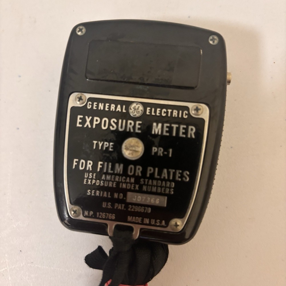 General Electric GE PR-1 Light Exposure Meter untested