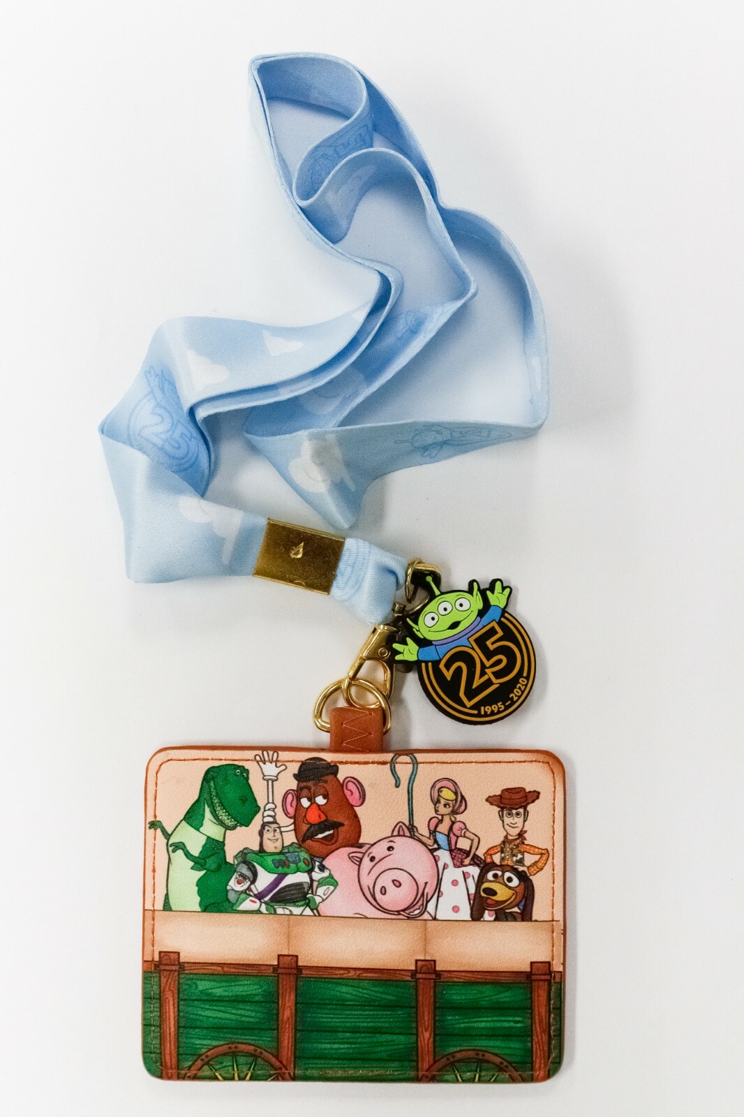 Pixar Disney Loungefly Toy Story  25th Anniversary Lanyard with Cardholder