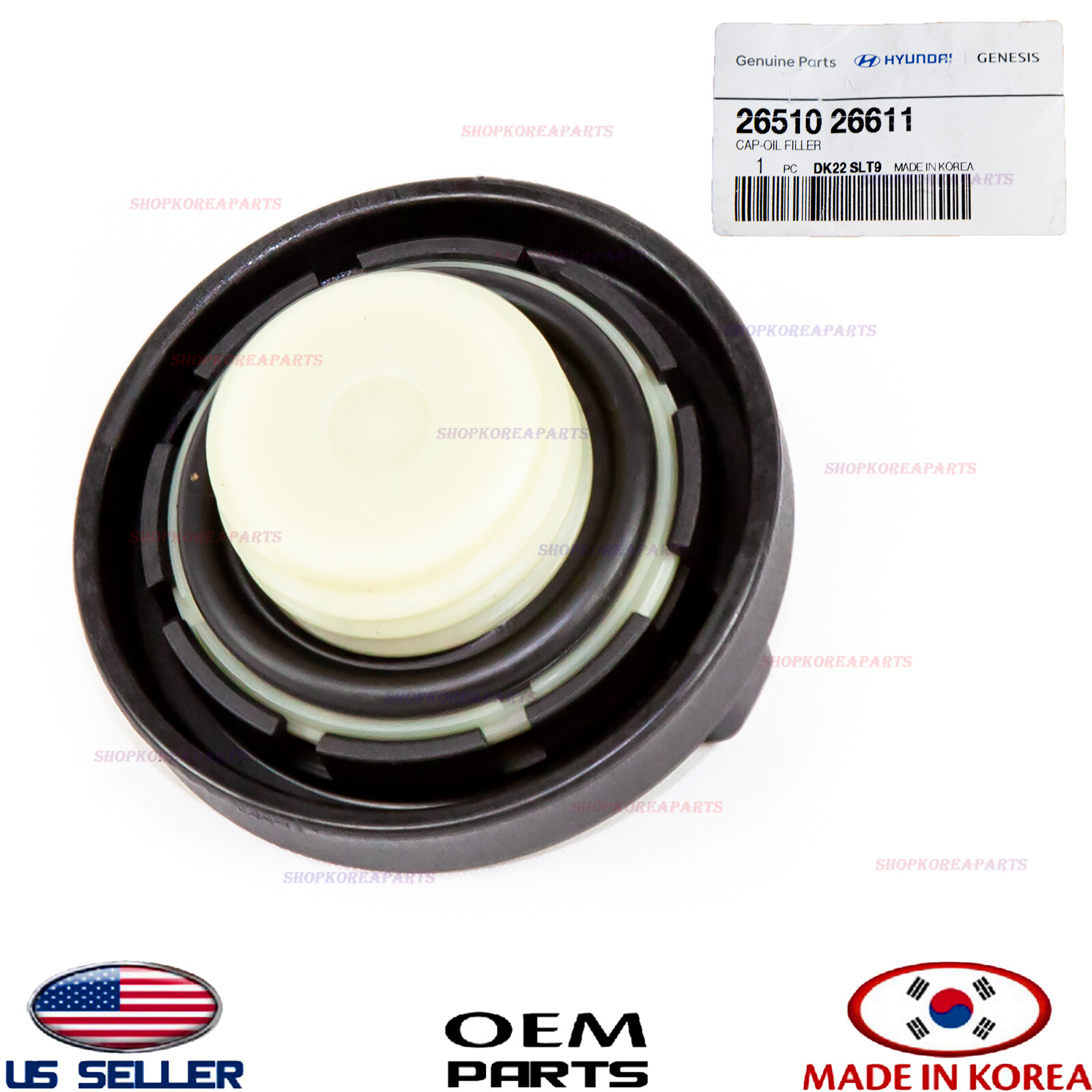 Genuine Engine Oil Filler Cap ⭐OEM⭐ HYUNDAI KIA 2007-2025 *See Compatibility