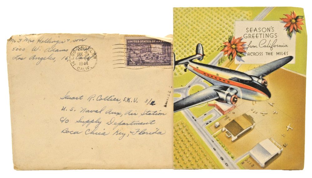 ID'd WWII U.S. NAVY CRACKER JACK UNIFORM, HAT, BELT, DOG TAG, PHOTO'S, CARDS