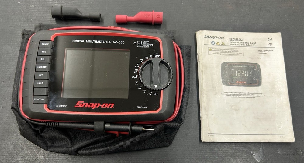 SNAP-ON EEDM525F ENHANCED DIGITAL MULTIMETER DMM.