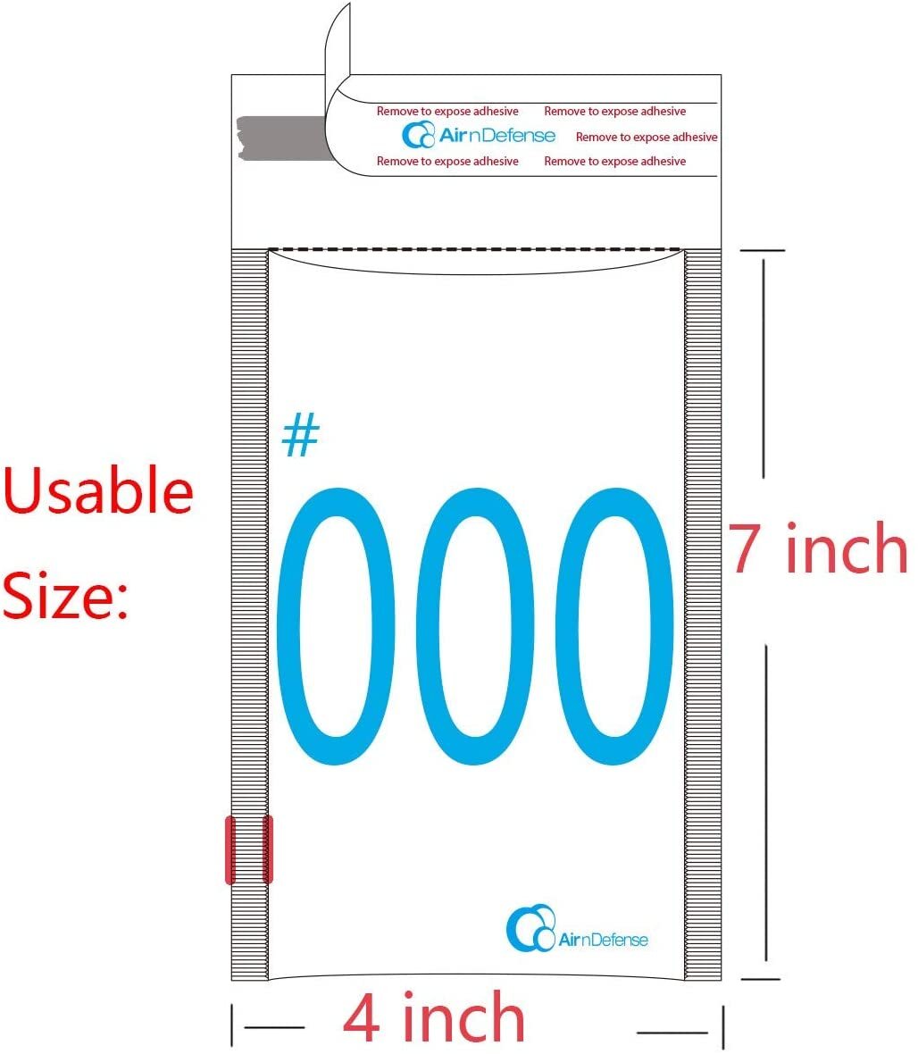 5000 #000 4x8 Poly Bubble Padded Envelopes Mailers Shipping Bags AirnDefense