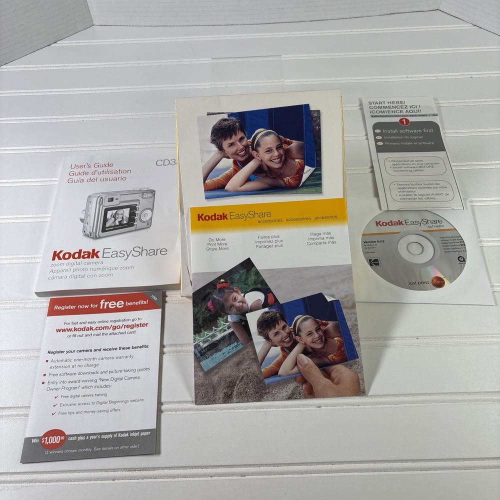 Kodak EasyShare Software Version 5.0.2 CD for Windows & Macintosh