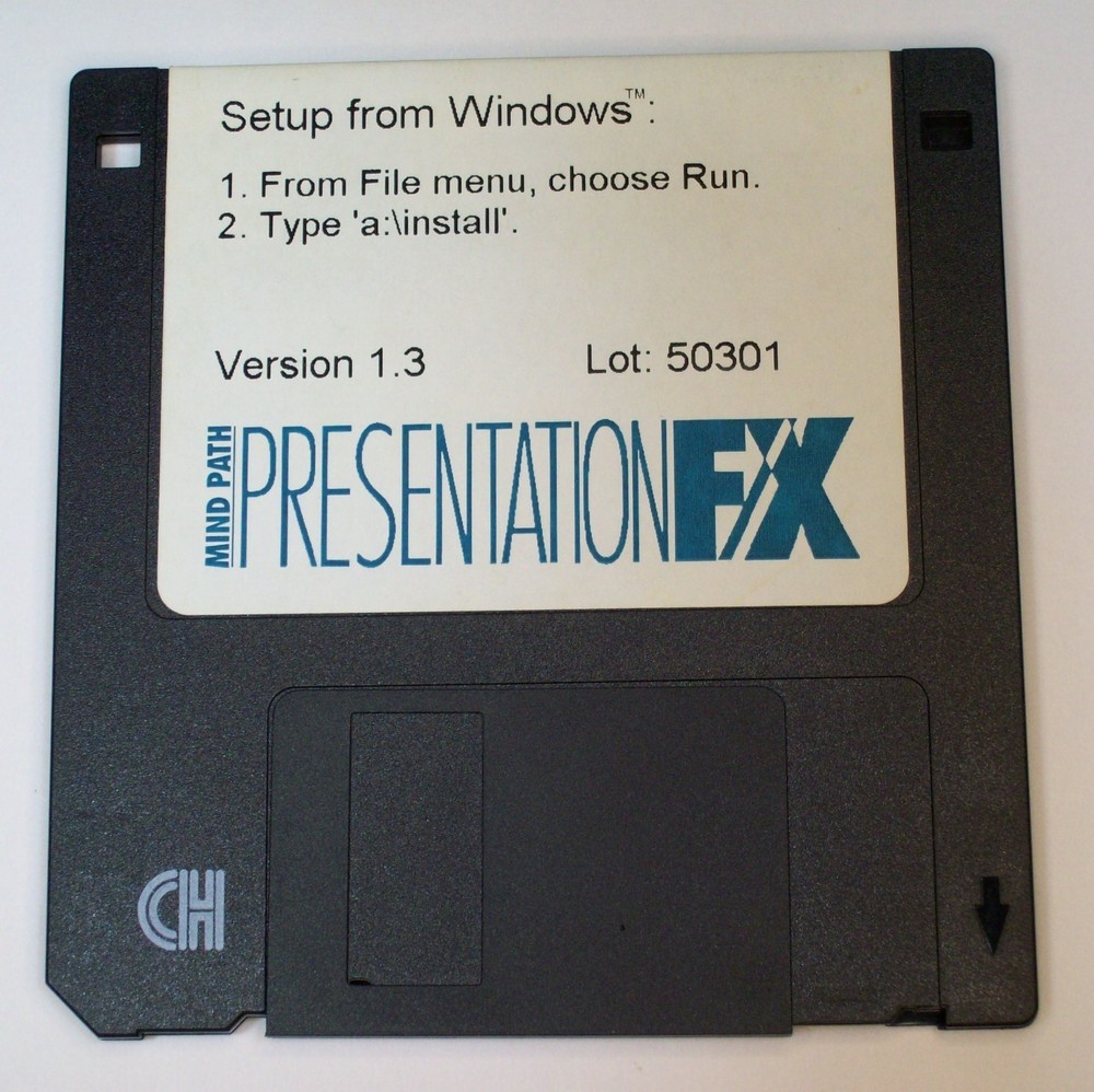 Mind Path IR50 Remote Presentation Controller Serial IR Receiver F/X Diskette