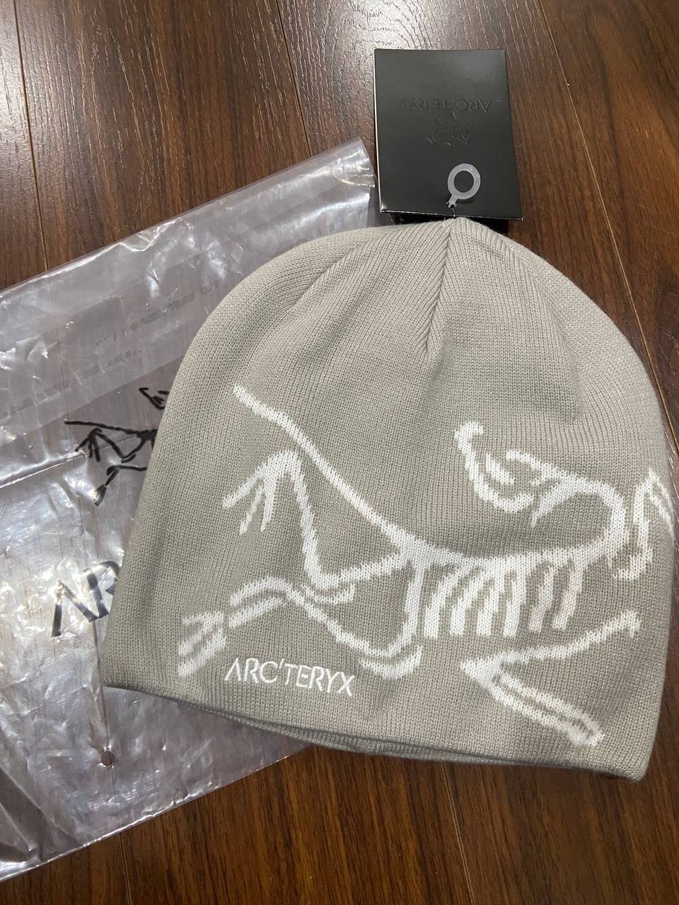Arc'teryx Bird Head Toque Beanie Hat Gray Winter Cap New
