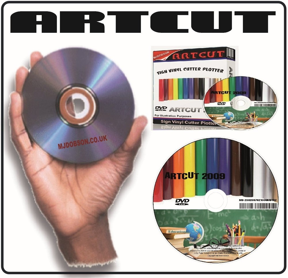 ARTCUT 2009 SOFTWARE VINYL CUTTER PLOTTER - PRO SIGN MAKING
