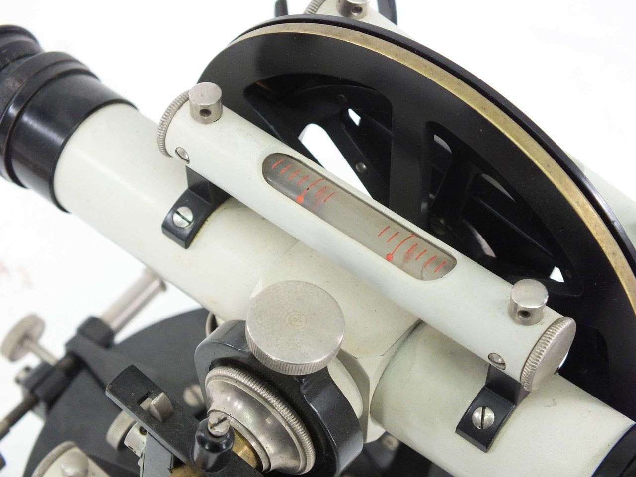 Ertel-Werke Double Circle Theodolite with Compass and Wooden Case 637