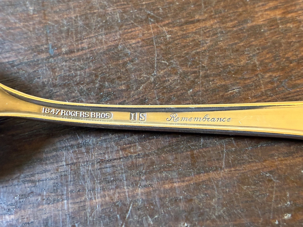 International Silver Remembrance, Sugar Serving Spoon, 5 3/4" Silverplate