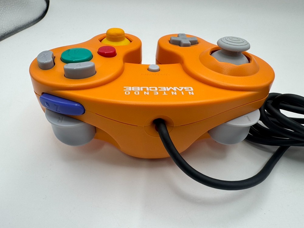 Nintendo GameCube Controller Orange DOL-003 Wired Controller Japan