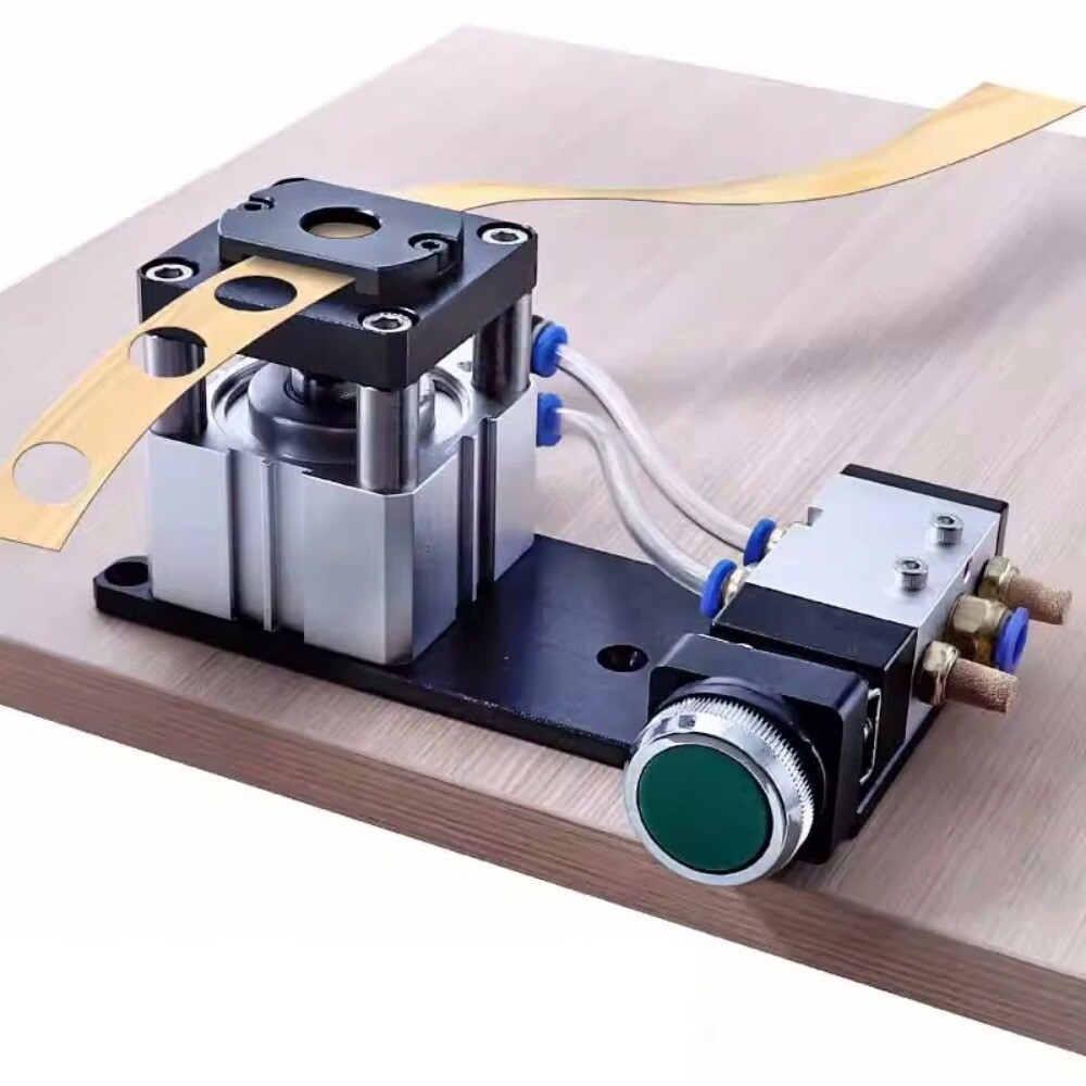 Round Hole Punching Machine Pneumatic Edging Woodworking Edging Perforation