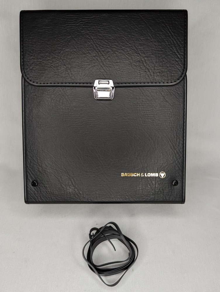 Bausch and Lomb Black Leather Case