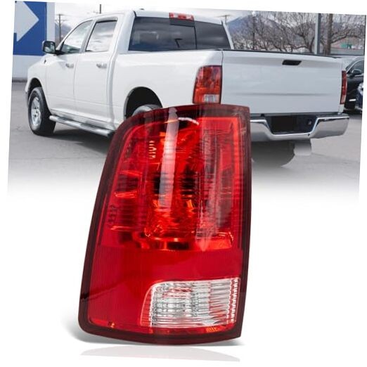Rear Tail Lights Assembly Compatible With 2009-2018 Dodge Ram Left Driver Side