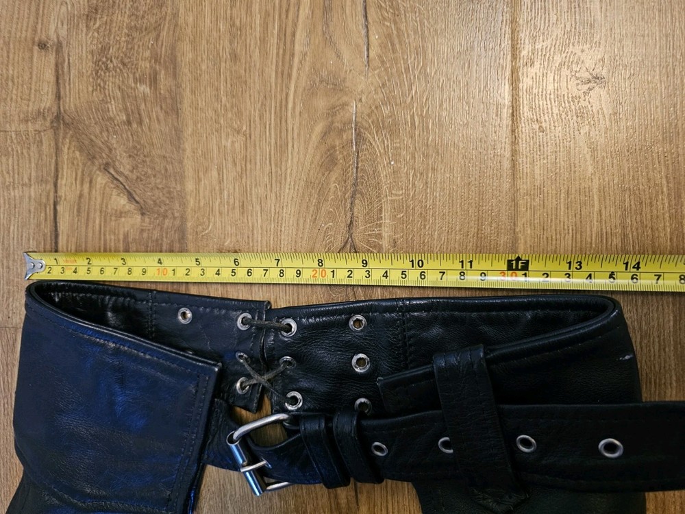 Interstate Leather Chaps Size XXS Adjustable Waist