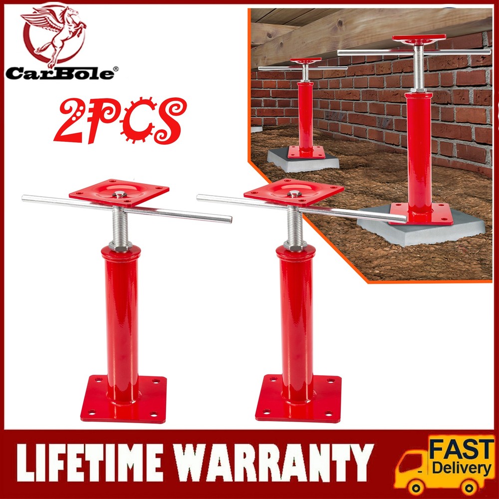 11"-16"Height Floor House Jacks Universal for Leveling Crawlspace 2Pack