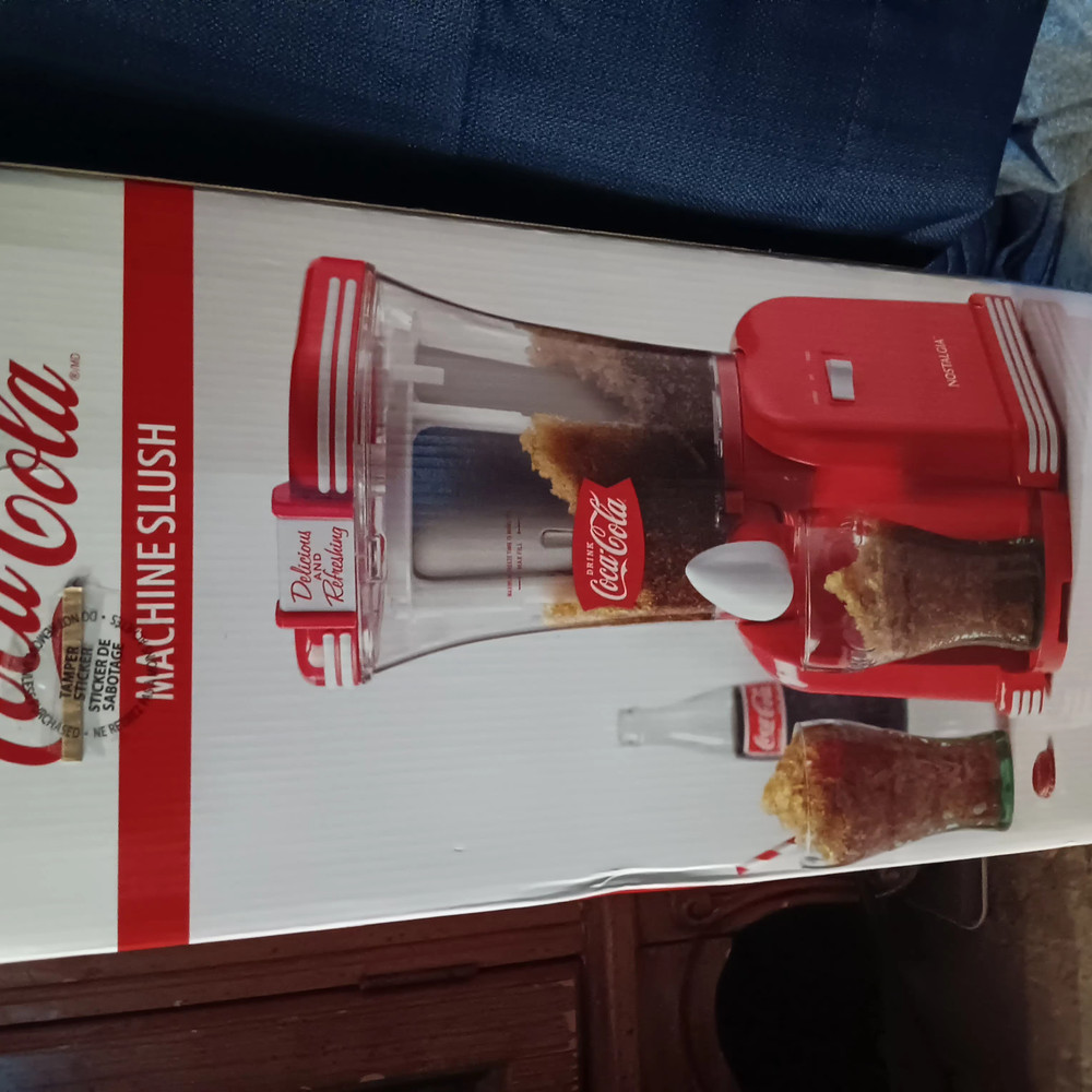 CocaCola slushy maker machine red used once