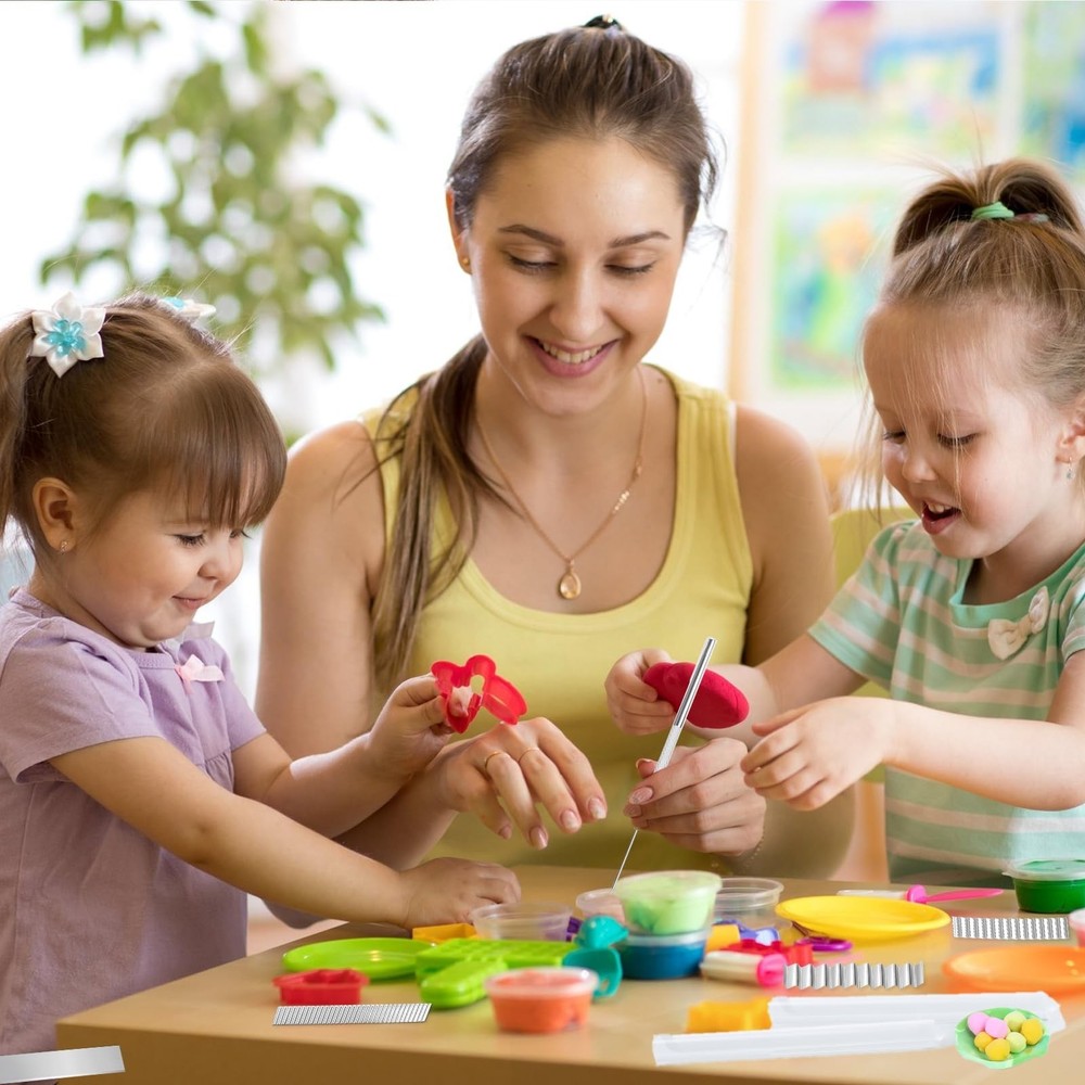 Basic Polymer Clay Tools, Clay Sculpting Tools Acrylic Roller Pin, Clear Rect...