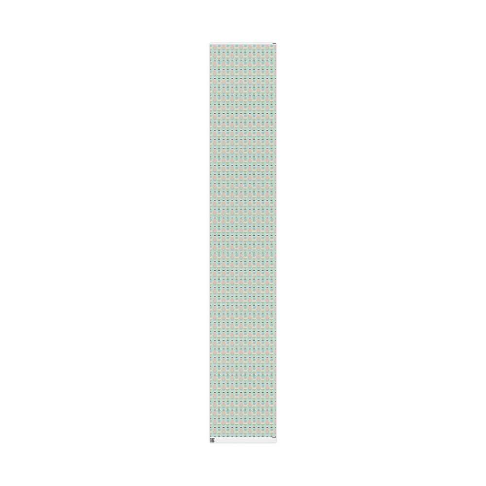 Mint With Nutcracker Print Wrapping Papers
