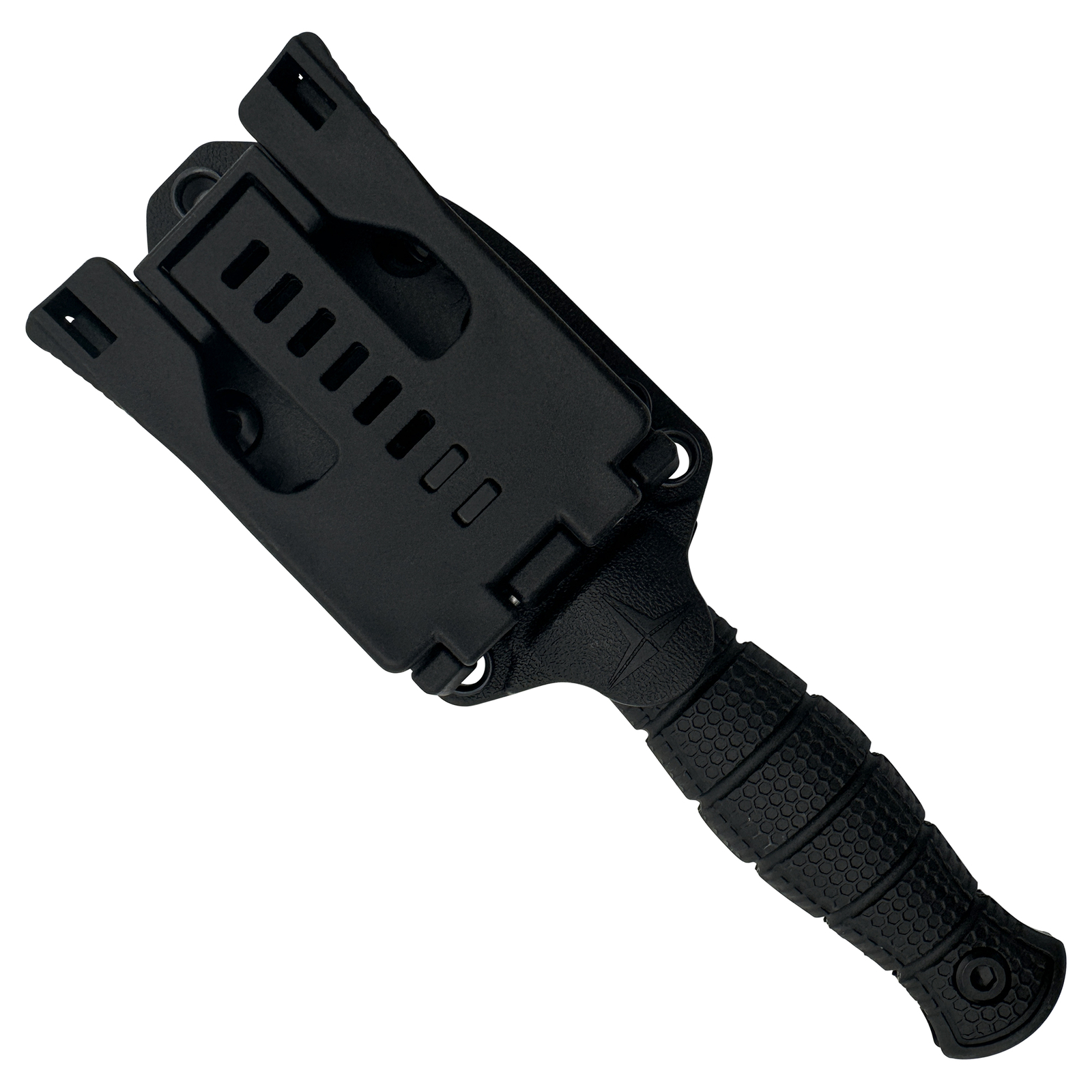 TAKUMITAK 6.5" Full Tang Tactical EDC Fixed Blade Knives w/ MOLLE Webbing Clip