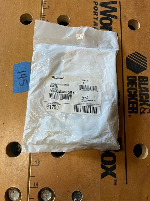 Hoffman SS Mounting Foot Kit LMFKSS  Complete Set 61750 Sealed