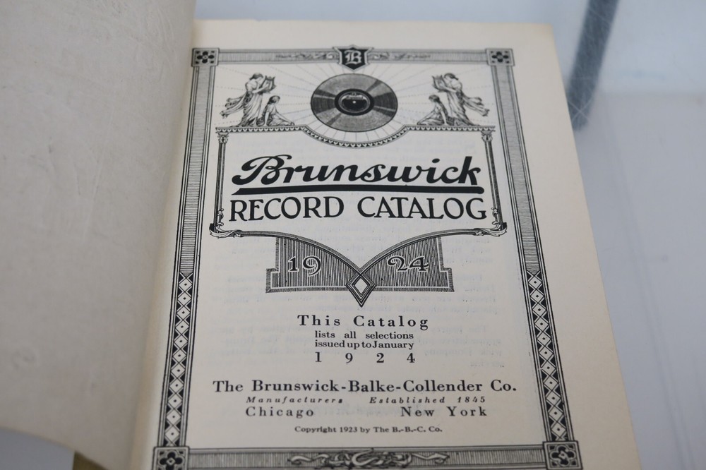 1924 Brunswick Records Catalog