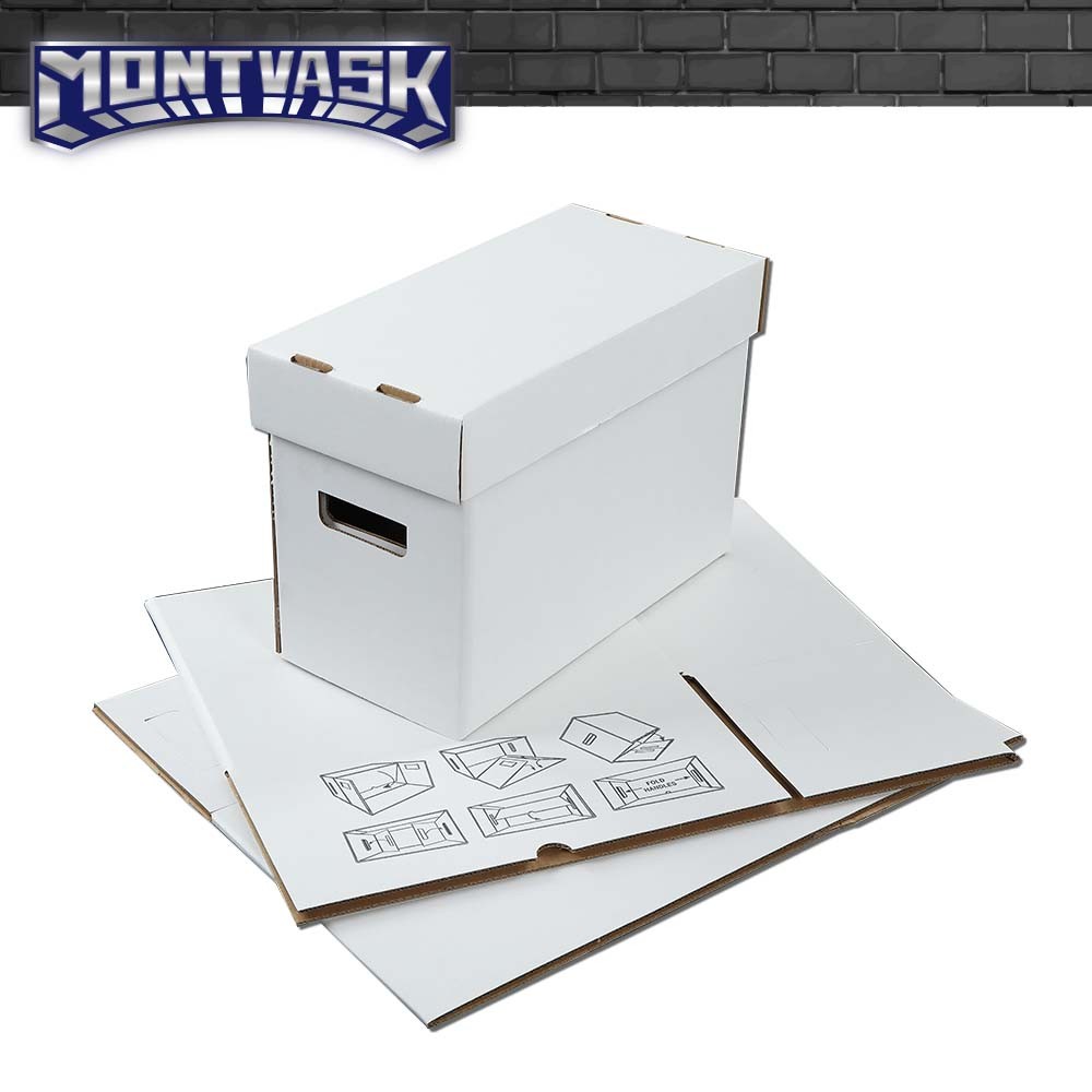 10Pcs Comic Books Storage Boxes Short Holds 150-175 Stackable Durable Archive US