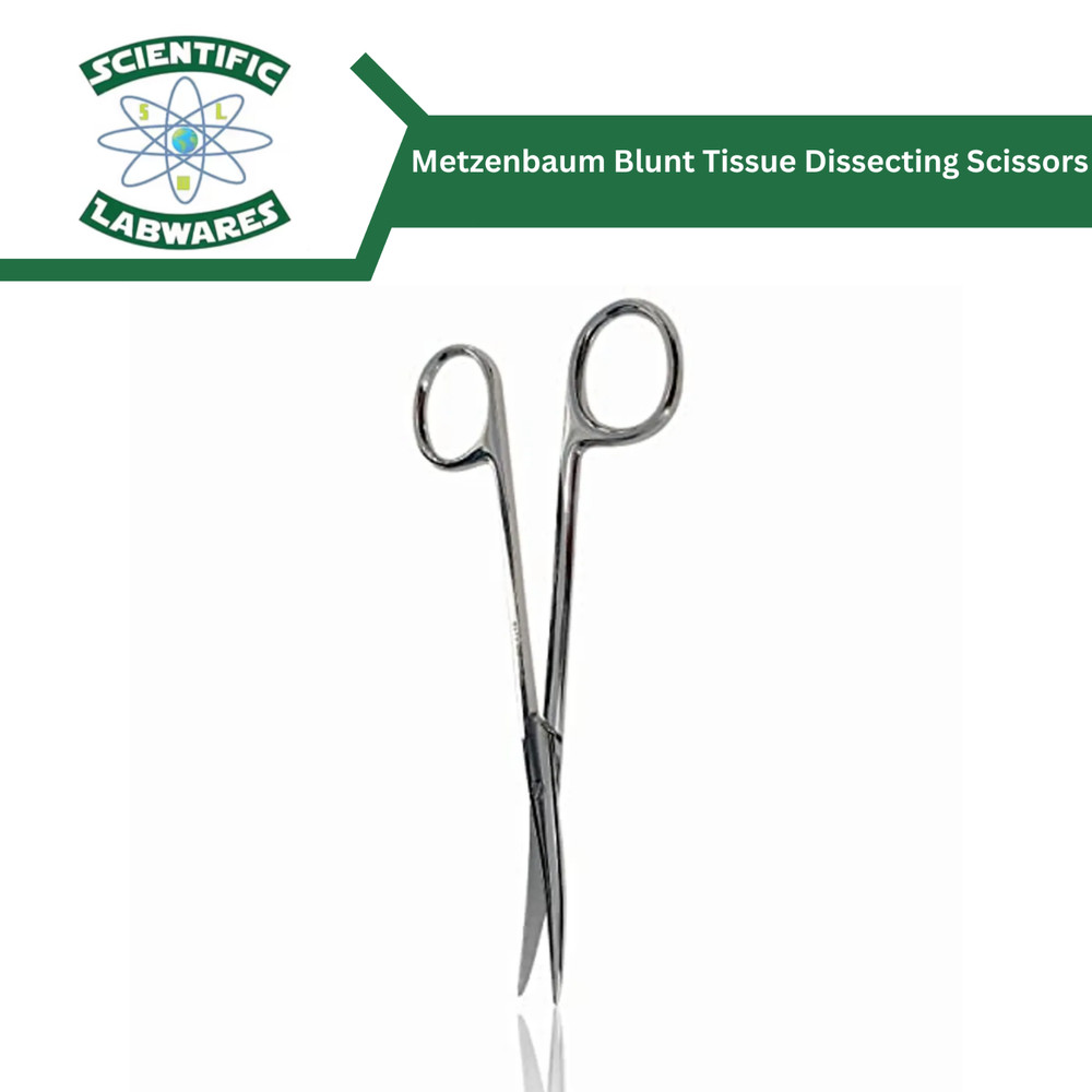 Scientific Labwares Premium Quality Metzenbaum Blunt Tissue Dissecting Scissors