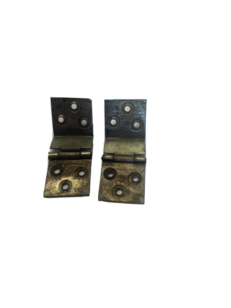 Original Military Box & Crate Hardware Hinge Set (2)