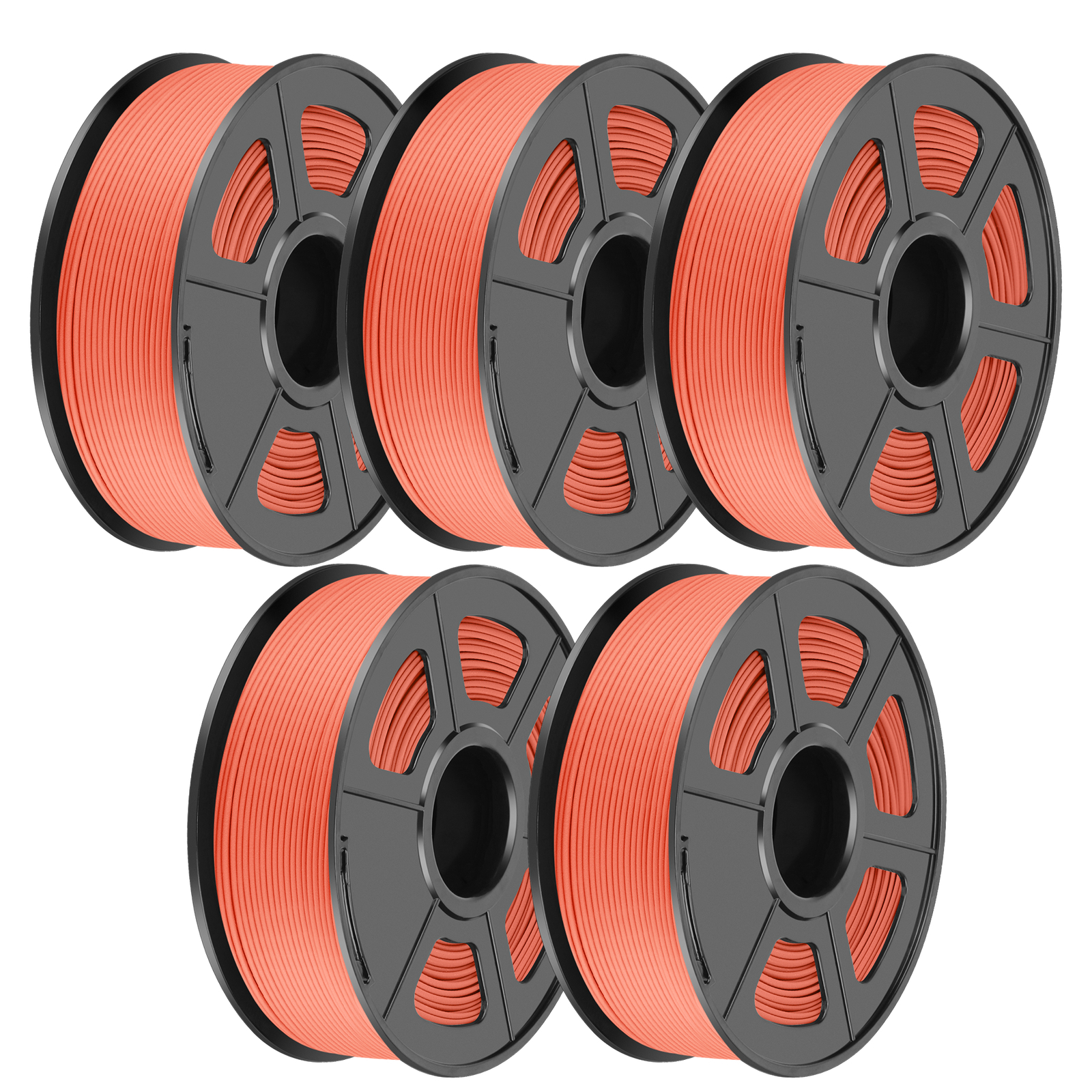 SUNLU 5×1KG PLA Matte PLA+ PLAMETA PETG SILK ABS 3D Filament Combo