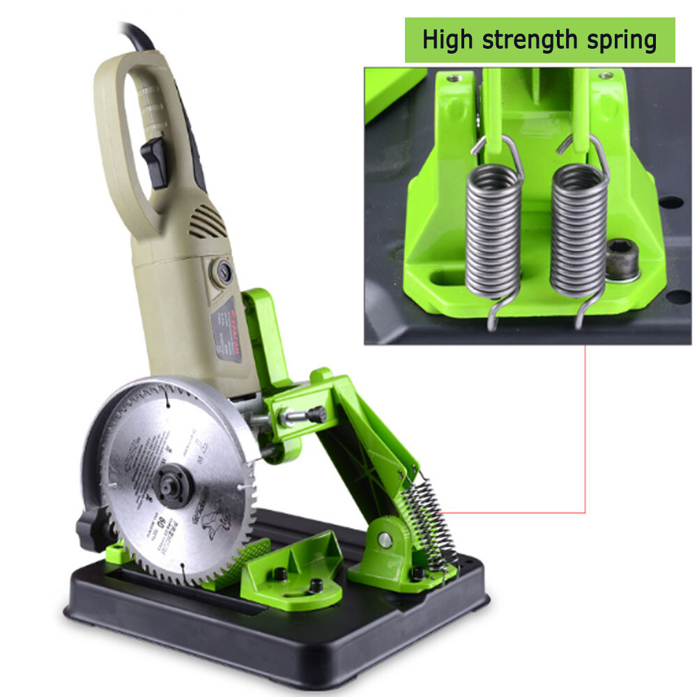 Angle Grinder Holder Support For Cutting Machine DIY Aluminum Bracket Iron Base