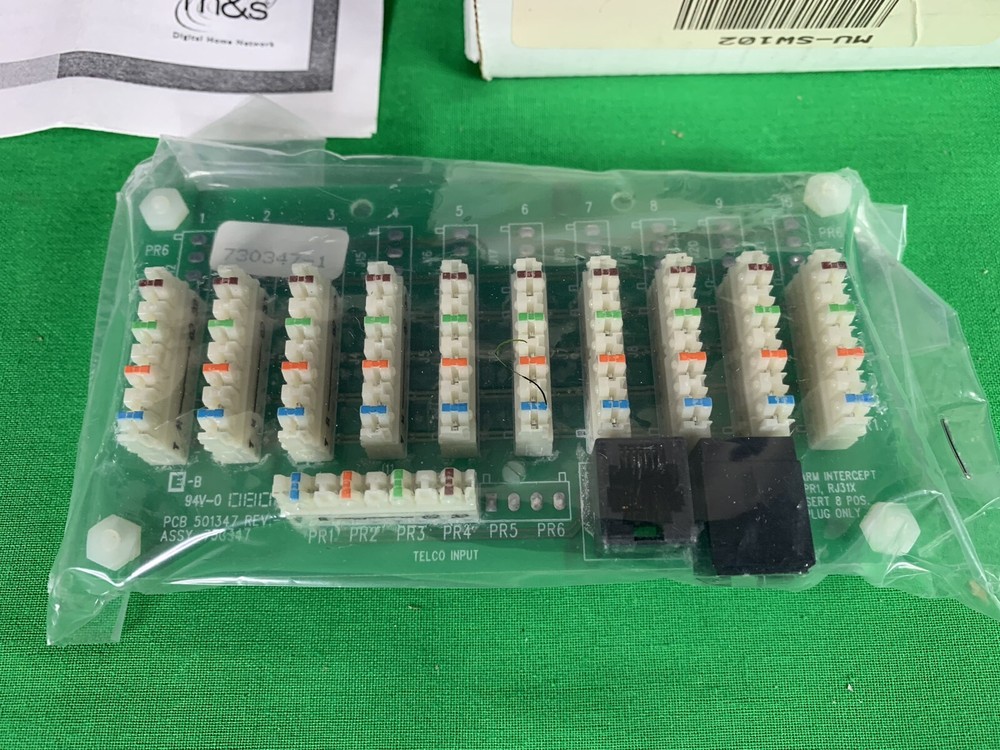 M&S Intercom 4x10 Telecom Module SW102 SW 102