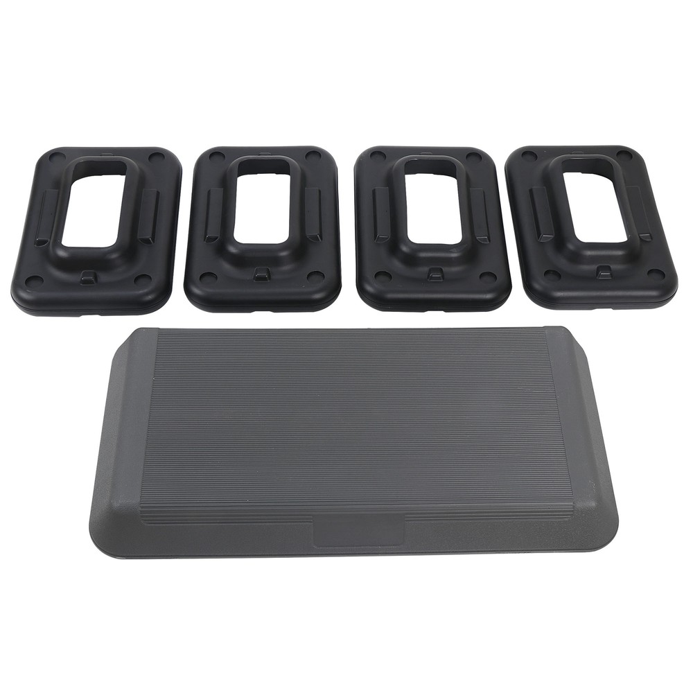 28" Aerobic Step Trainer Exercise Non-Slip Surface Platform Stepper Adjustable