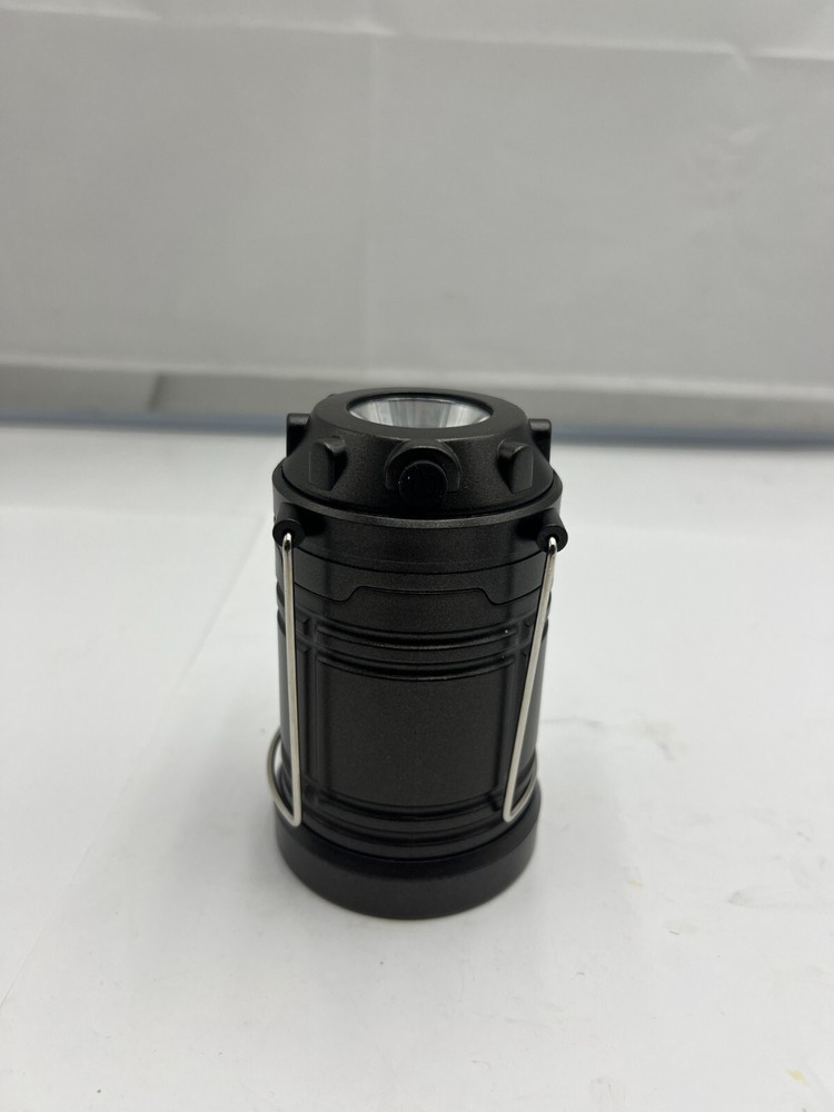 SecureBrite Pop Up Black Metallic Lantern Flashlight Other Light Settings