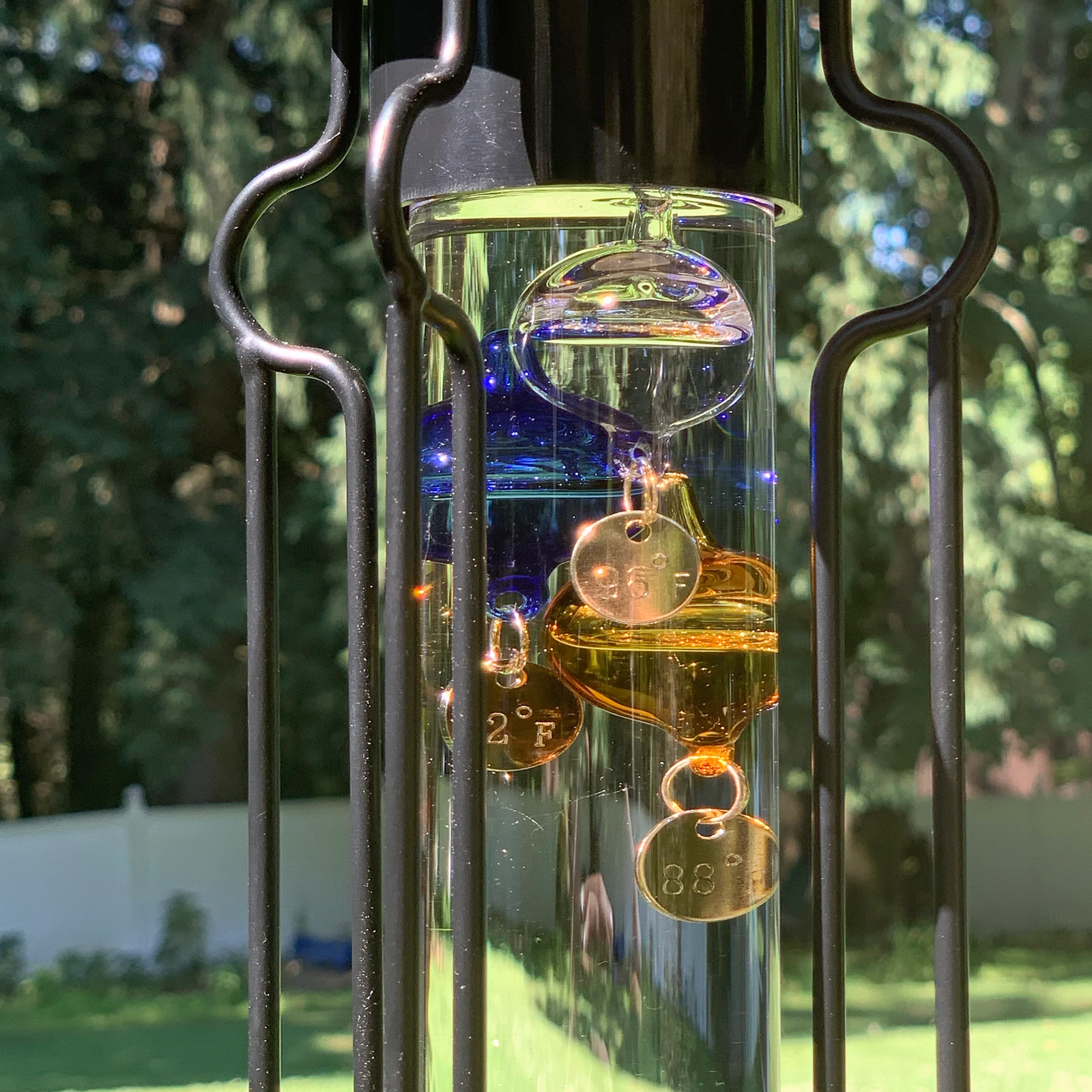 Outdoor Hanging (23" Tall) Galileo Thermometer