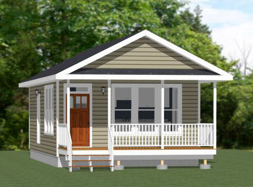 18x30 Tiny House -- 540 sq ft -- PDF Floor Plan - Model 4D