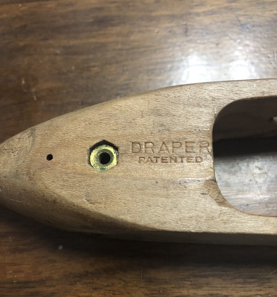 Draper Patented  Weaving Shuttle