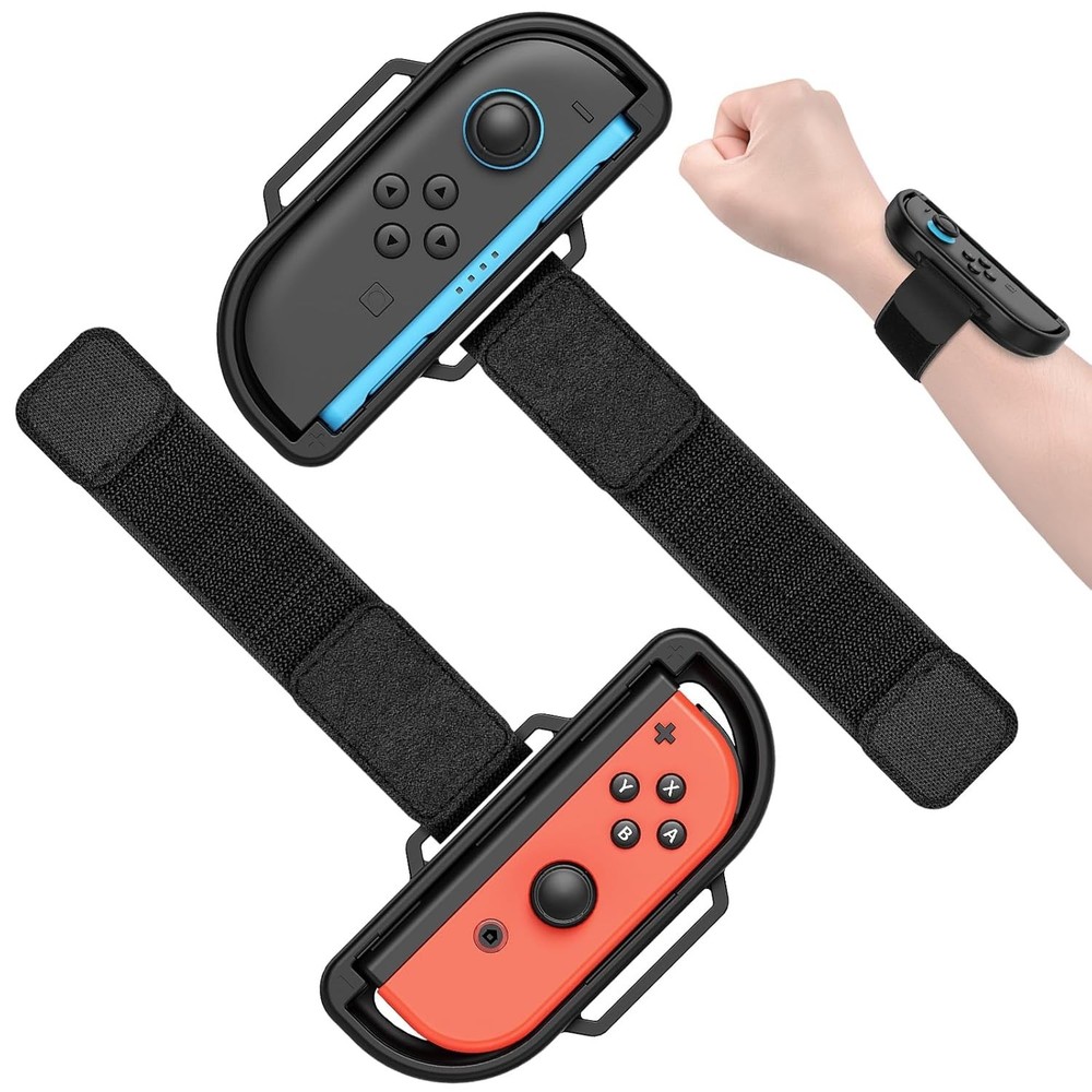 Nintendo Switch 2 Joy-Con Wristbands – Durable Adjustable Joy‑Con Strap Set