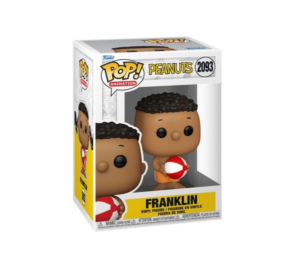 Funko Pop Peanuts Franklin w/ Beach Ball Figure w/ Protector