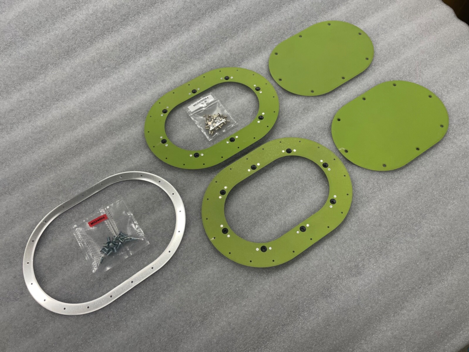 ✈️ PIPER SERVICE HOLE KIT 765-106 WITH DRILL JIG , INSPECTION ACCESS HOLE KIT