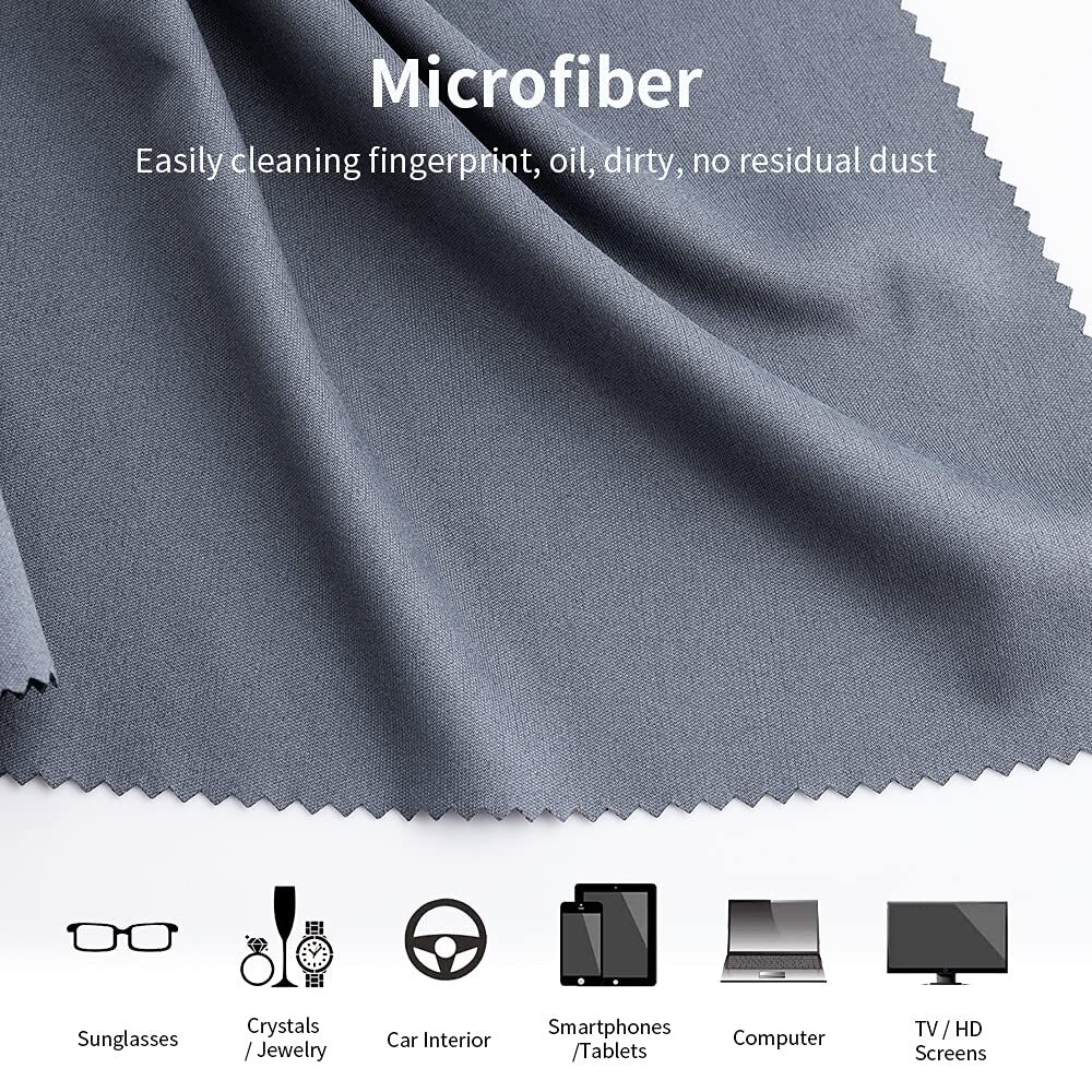 4 Pack 16''x16'' Extra Large Microfiber Cleaning Cloths, Oversized Microfiber...
