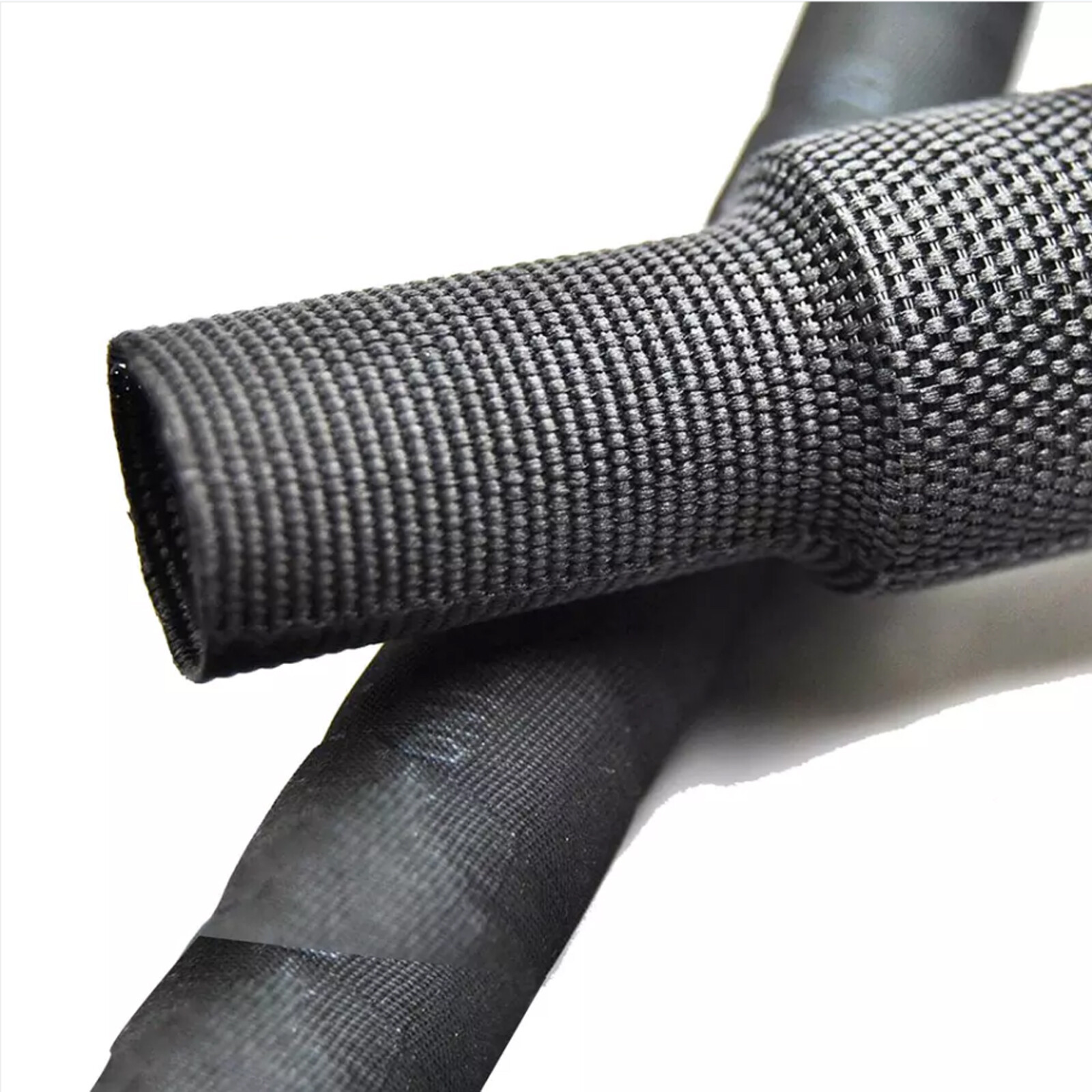 Heat Shrinkable Braided Sleeving Electric Wire Loom Cable Harness Wrap Protector