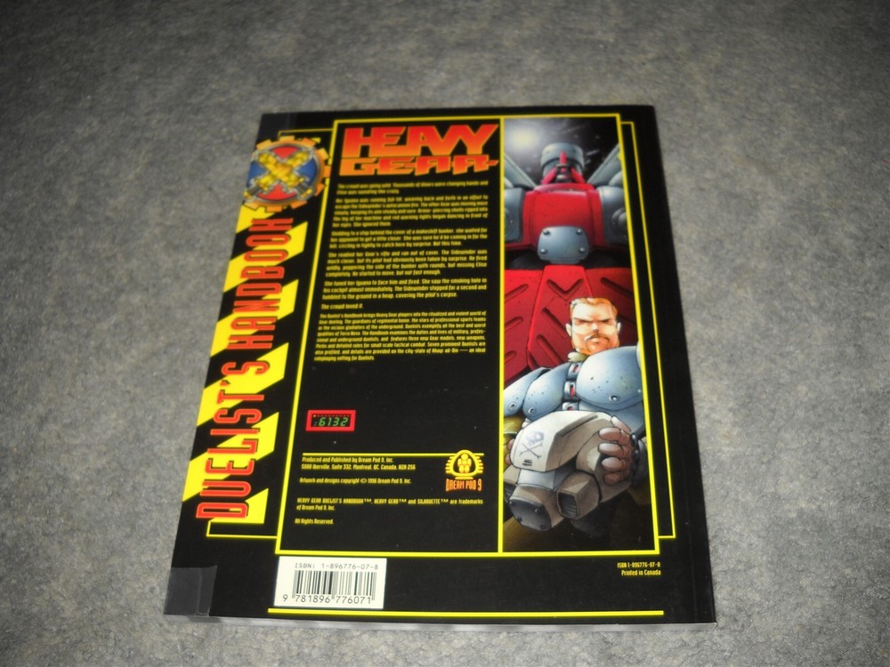 Heavy Gear: Sourcebook: Duelist's Handbook