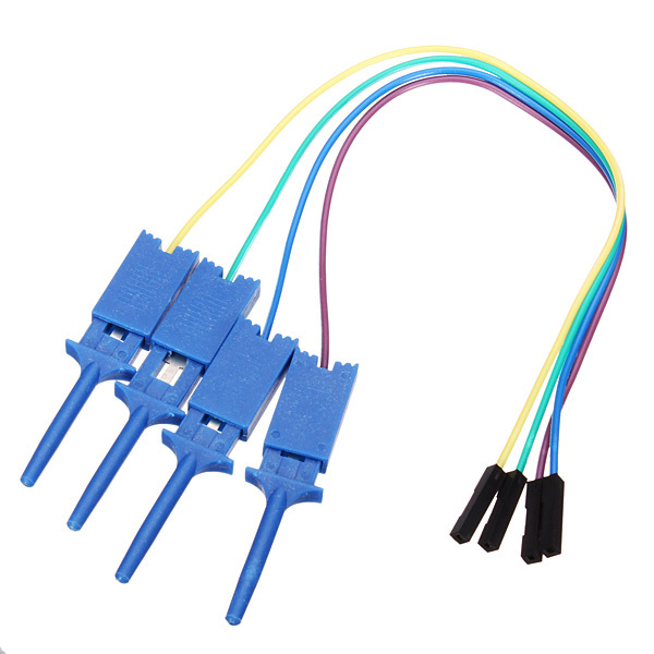 1PCS Test Clamp Wire Hook Test Clip for Logic Analyzer Electronic Components L