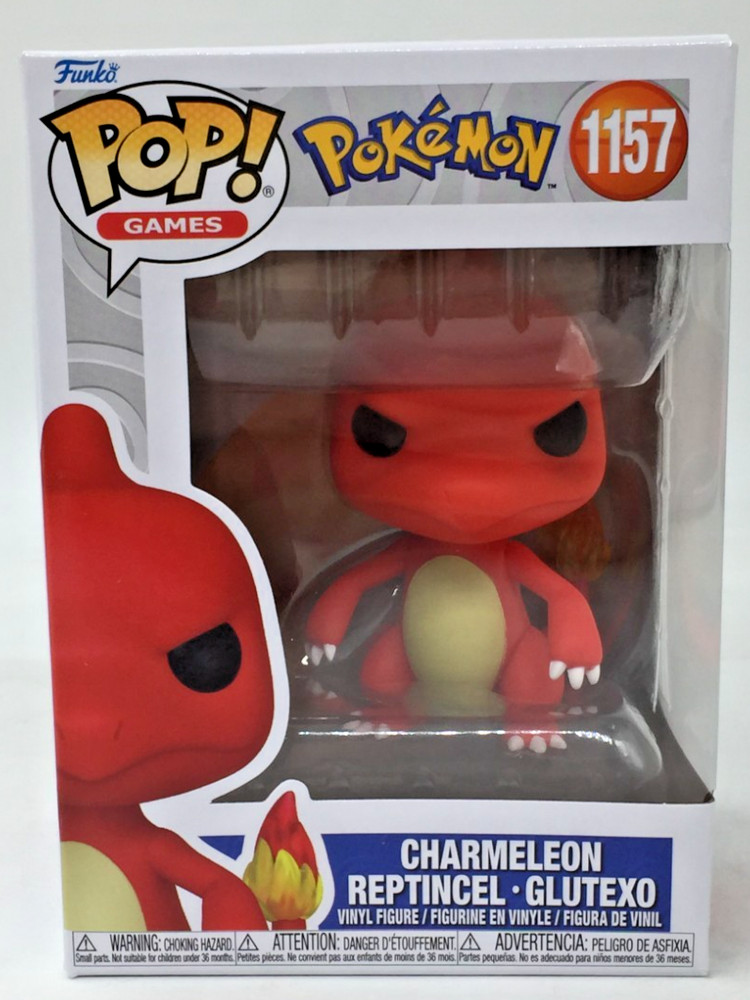 Funko Pop! Pokemon Games Charmeleon #1157  With Pop Protector