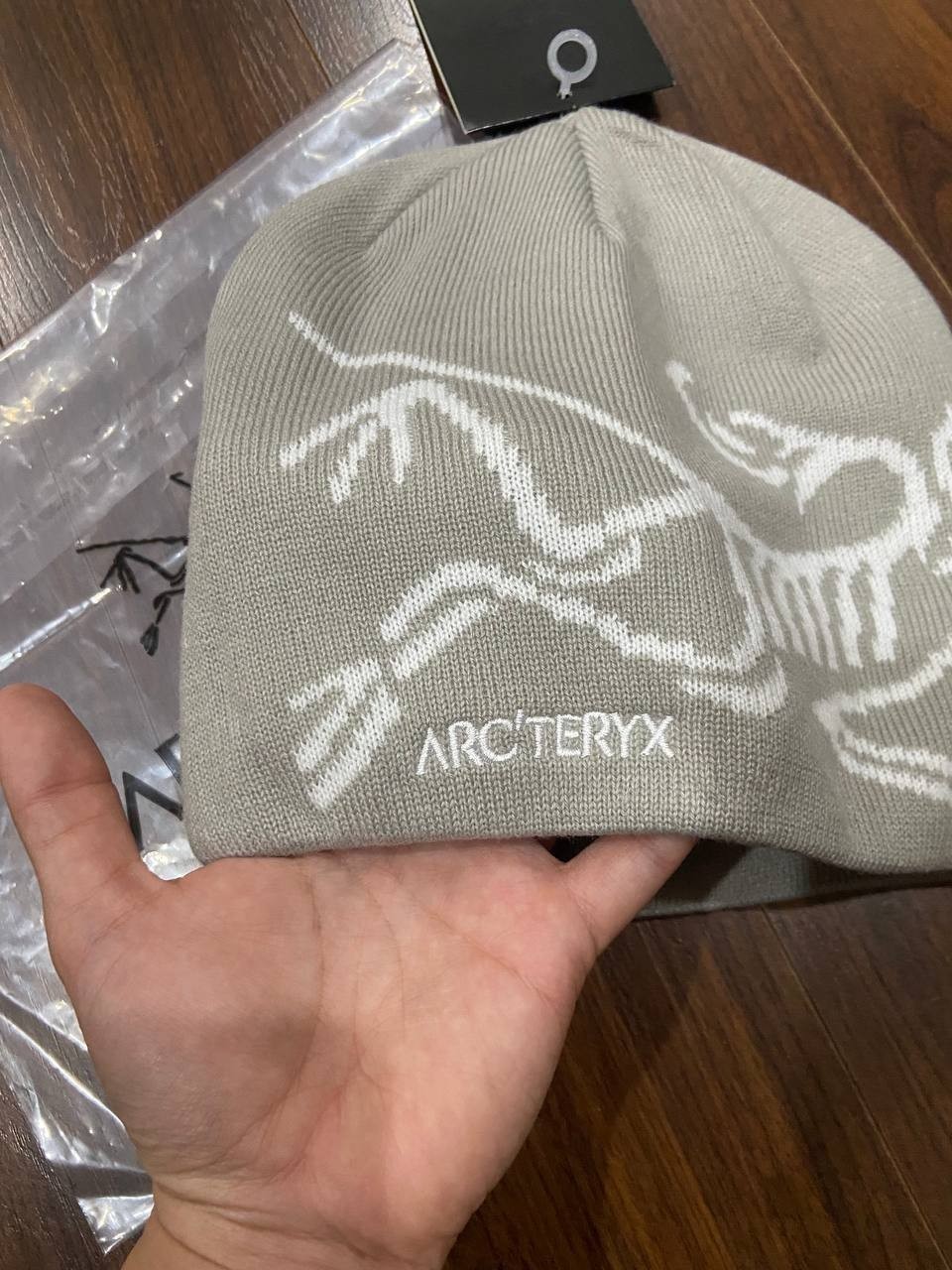 Arc'teryx Bird Head Toque Beanie Hat Gray Winter Cap New