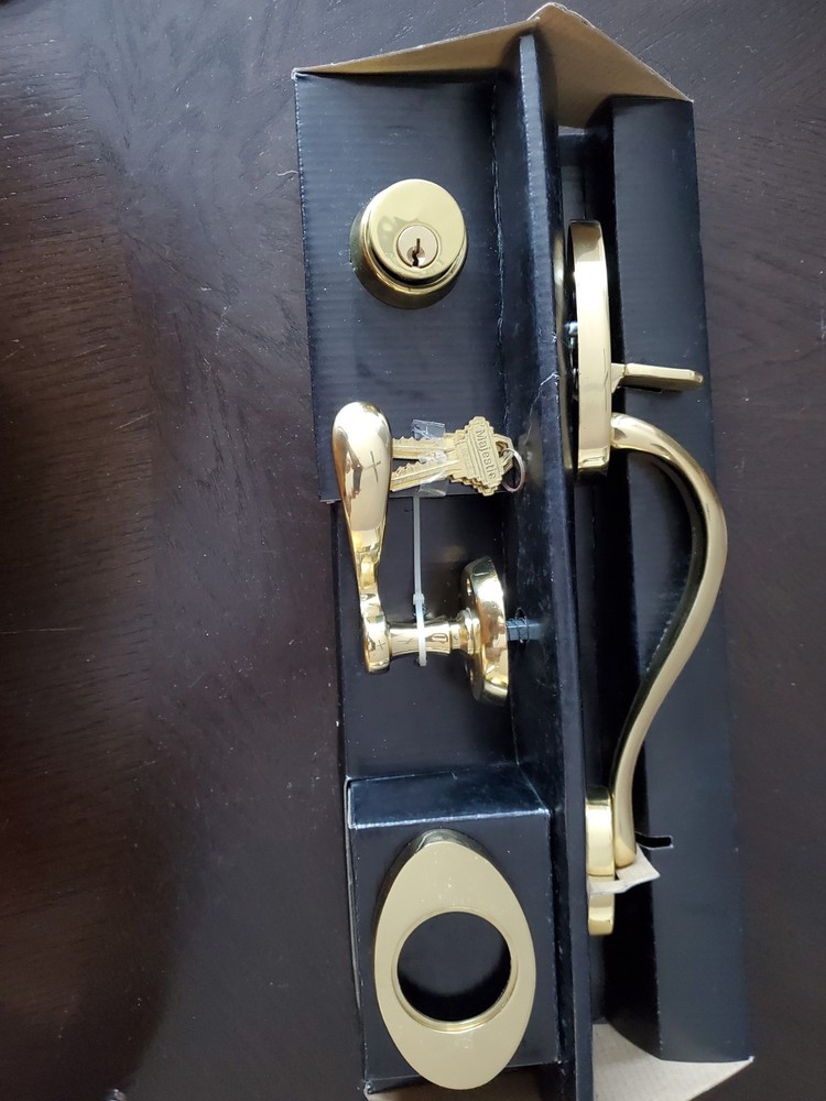 Solid Brass Entrance Handleset Model # 5000