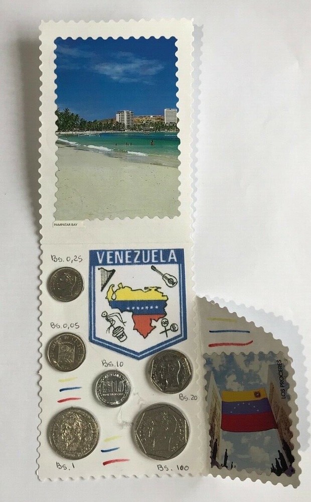4 VENEZUELA CIRCULATED COIN SETS