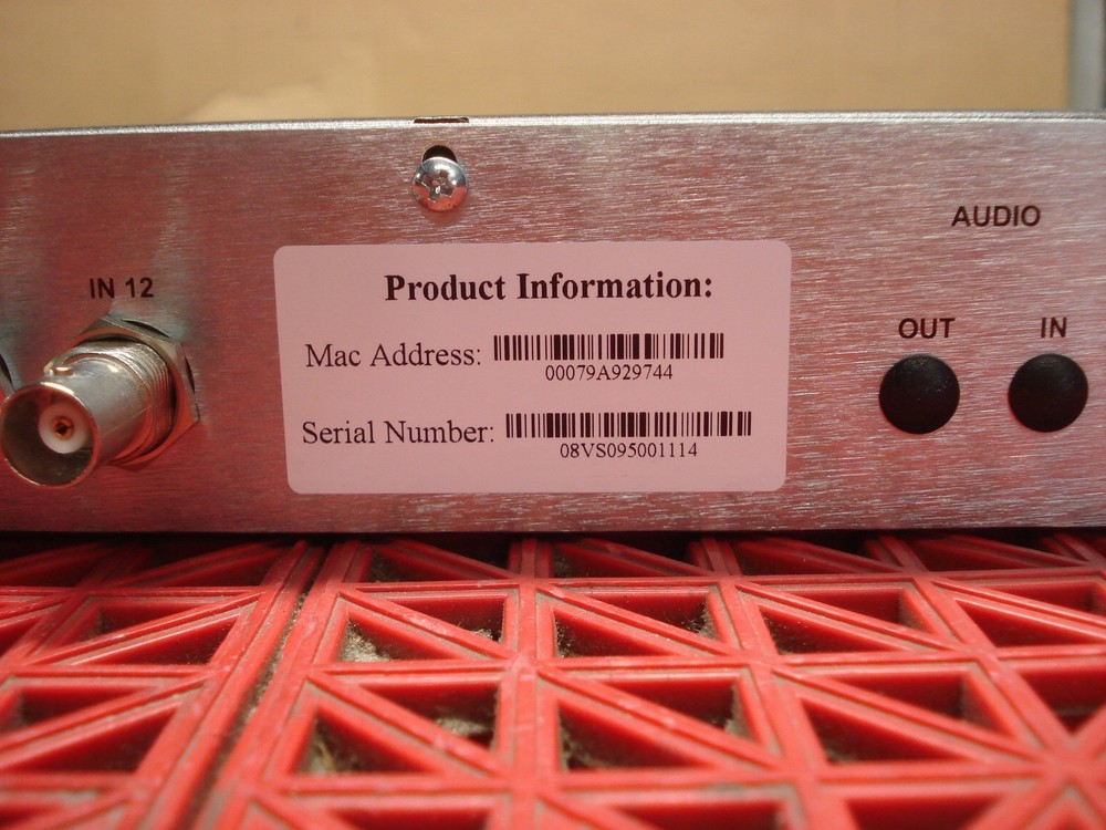 Verint Nextiva S1712E-T Video Encoder 12-Port Networked Video Server
