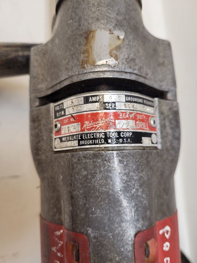 milwaukee 1201-1 corded angle drill